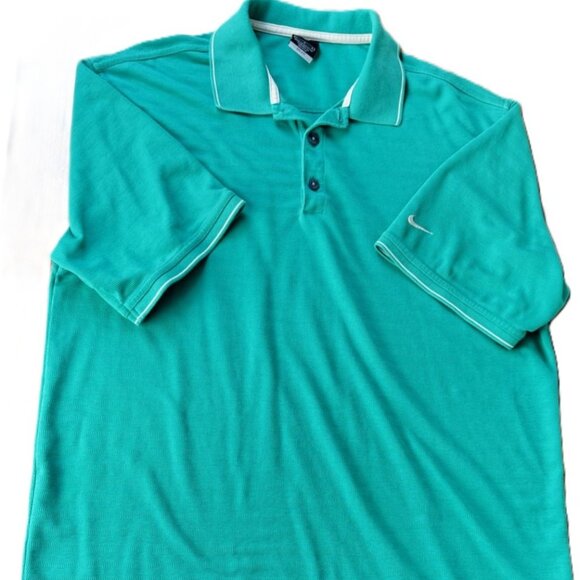 Nike Dri‑FIT Comfort Golf Polo – Men’s Large – Teal Green - Picture 1 of 6